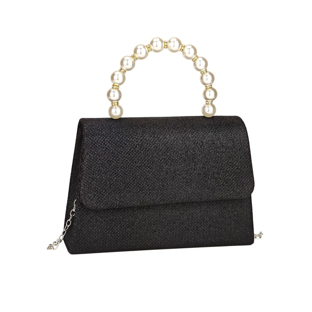 Rhinestone Evening Bag Glitter Clutch Purses Crystal Pearl Party c: